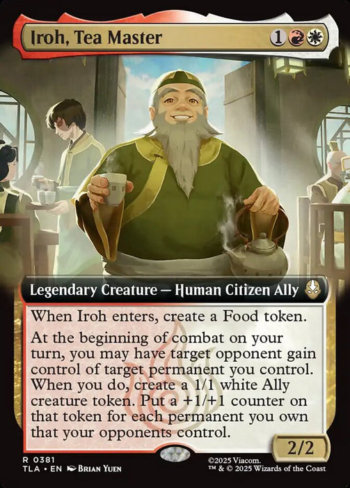 Iroh, Tea Master - Extended Art - Legendary