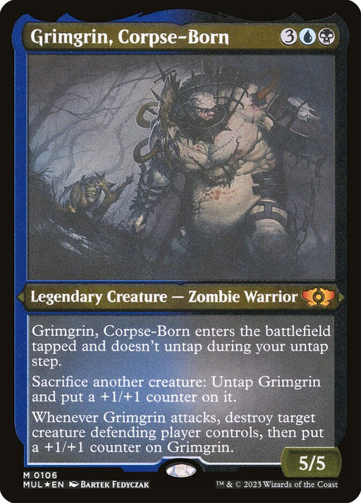 Grimgrin, Corpse-Born - Etched - Inverted - Legendary - Etched (Foil)