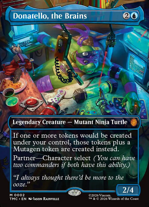 Donatello, the Brains - Borderless - Full Art - Inverted - Legendary (Foil)