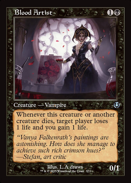 Blood Artist - Retro Frame (Foil)