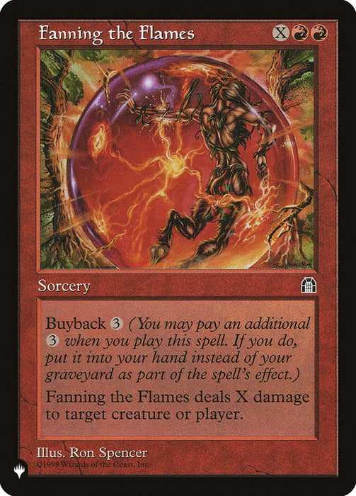 Fanning the Flames - Retro Frame