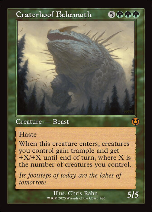 Craterhoof Behemoth - Retro Frame
