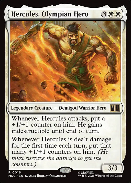Hercules, Olympian Hero - Legendary - Surge Foil (Foil)