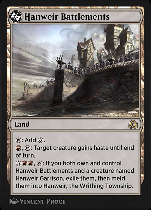 Hanweir Battlements // Hanweir, the Writhing Township