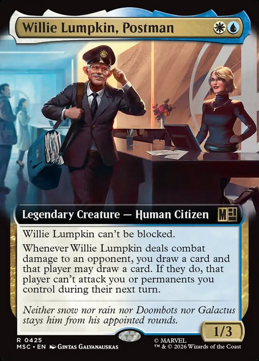 Willie Lumpkin, Postman - Extended Art - Legendary