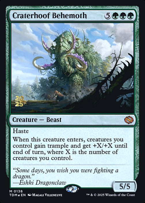 Craterhoof Behemoth (Foil)