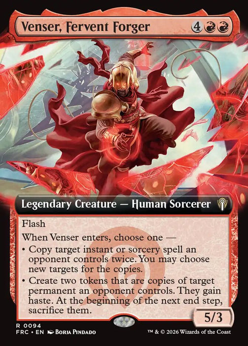 Venser, Fervent Forger - Extended Art