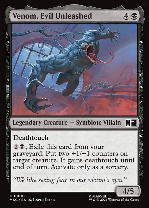 Venom, Evil Unleashed - Legendary