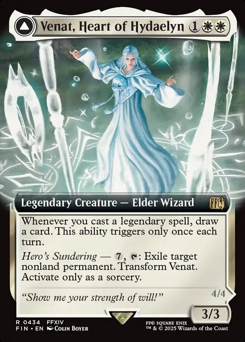Venat, Heart of Hydaelyn // Hydaelyn, the Mothercrystal - Legendary - Extended Art (Foil)