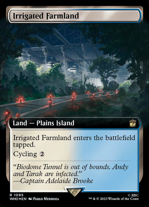 Irrigated Farmland - Extended Art - Surge Foil (Foil)