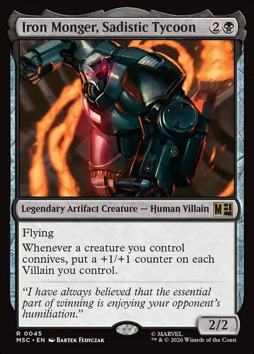 Iron Monger, Sadistic Tycoon - Legendary - Surge Foil