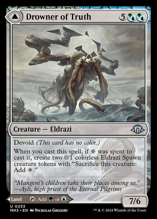 Drowner of Truth // Drowned Jungle (Foil)