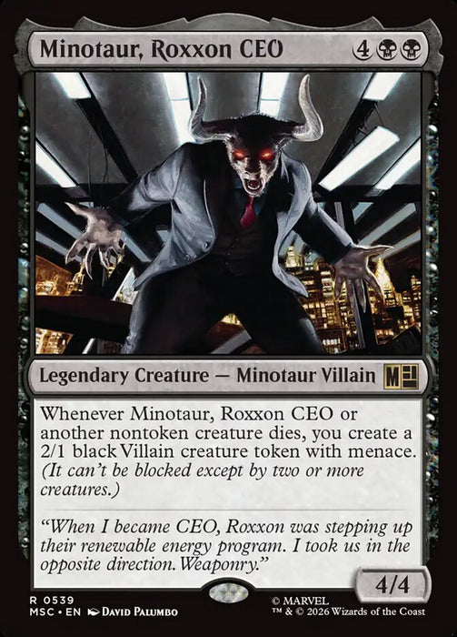 Minotaur, Roxxon CEO - Legendary (Foil)