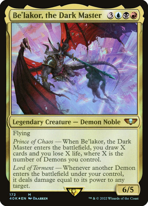 Be'lakor, the Dark Master - Legendary (Foil)
