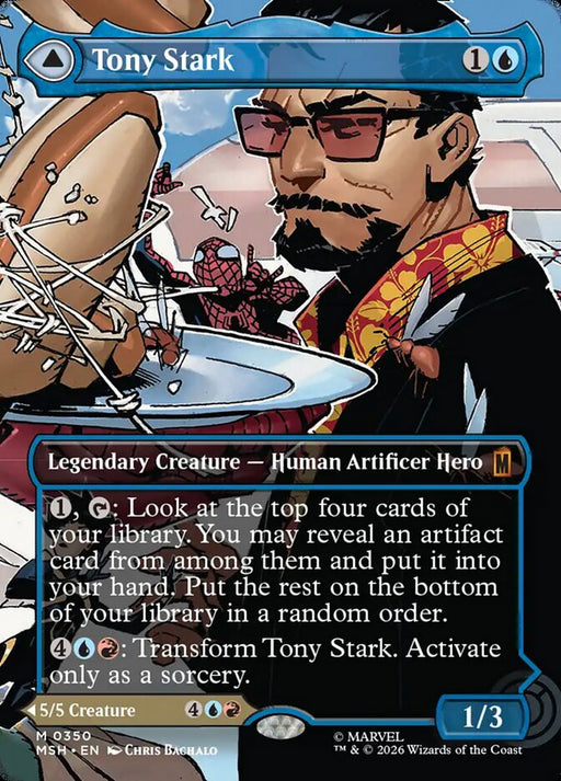 Tony Stark // The Invincible Iron Man - Borderless - Inverted - Legendary (Foil)