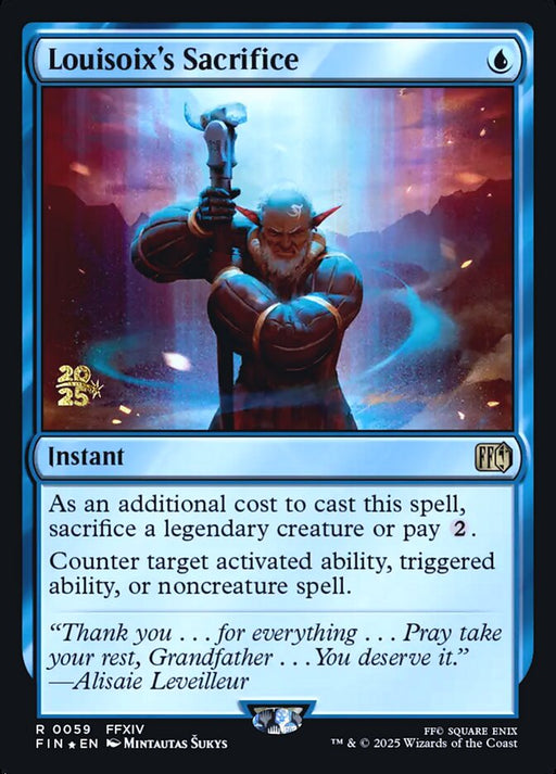 Louisoix's Sacrifice (Foil)
