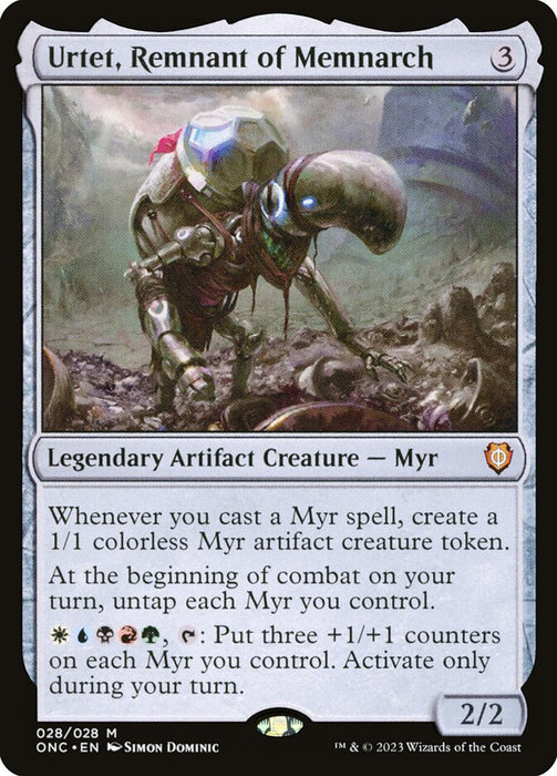 Urtet, Remnant of Memnarch - Legendary (Foil)