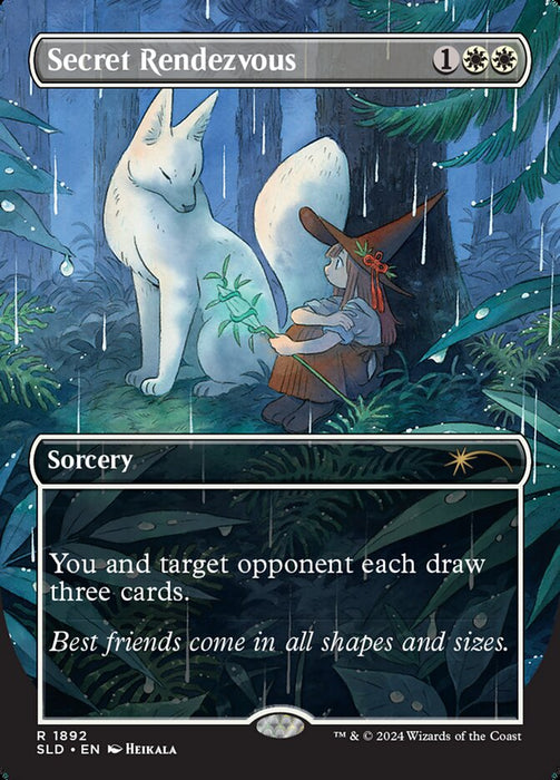 Secret Rendezvous - Borderless - Full Art - Inverted