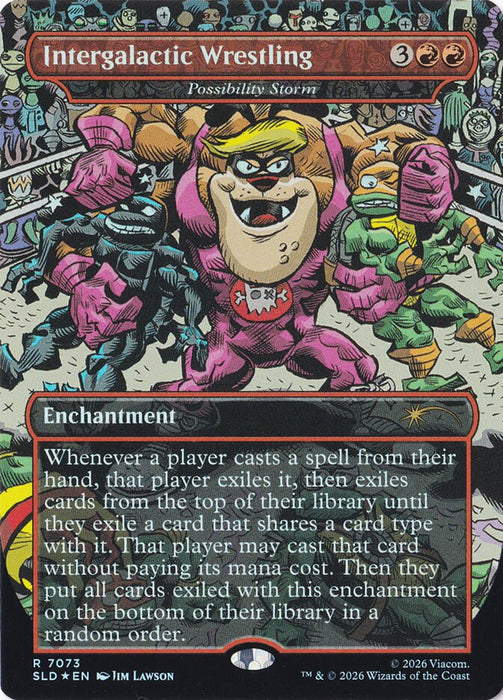 Intergalactic Wrestling - Possibility Storm - Borderless - Inverted (Foil)