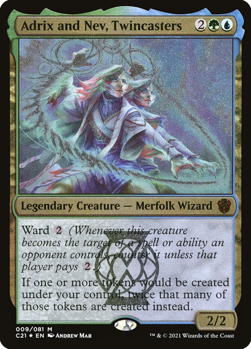 Adrix and Nev, Twincasters - Legendary - Etched (Foil)