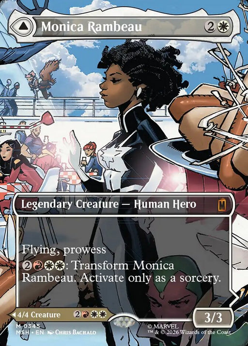 Monica Rambeau // Photon, Living Light - Borderless - Inverted - Legendary (Foil)