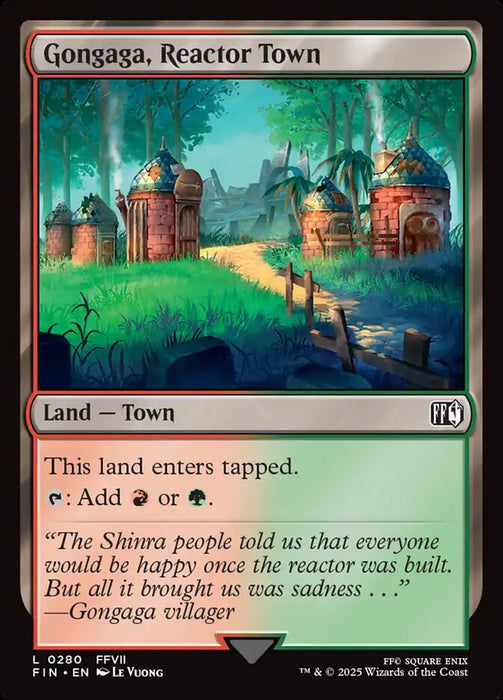 Gongaga, Reactor Town (Foil)