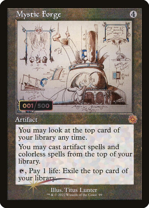 Mystic Forge - Retro Frame (Foil)