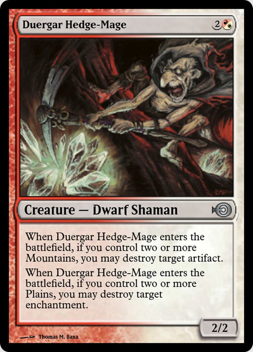 Duergar Hedge-Mage (Foil)