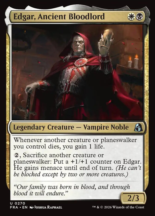Edgar, Ancient Bloodlord (Foil)