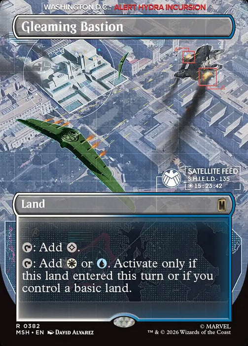 Gleaming Bastion - Borderless - Inverted