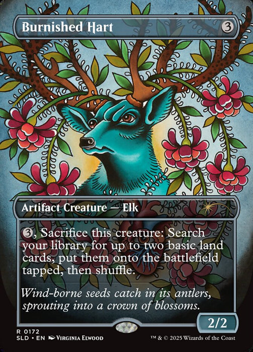 Burnished Hart - Borderless - Inverted