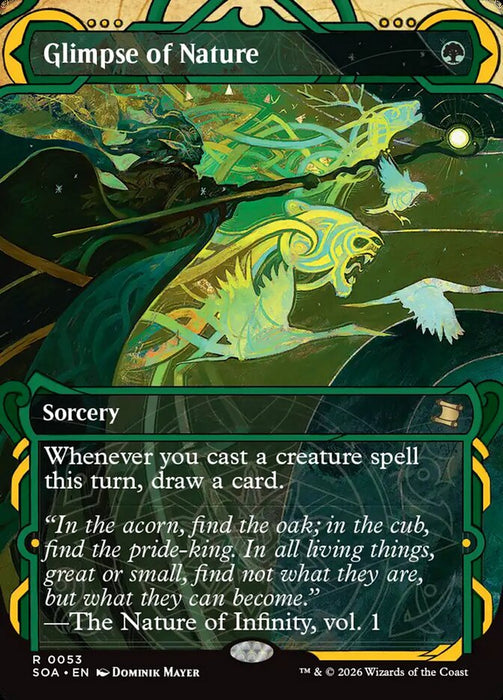 Glimpse of Nature - Borderless - Inverted - Showcase (Foil)