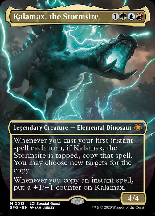 Kalamax, the Stormsire - Borderless - Full Art - Inverted - Legendary