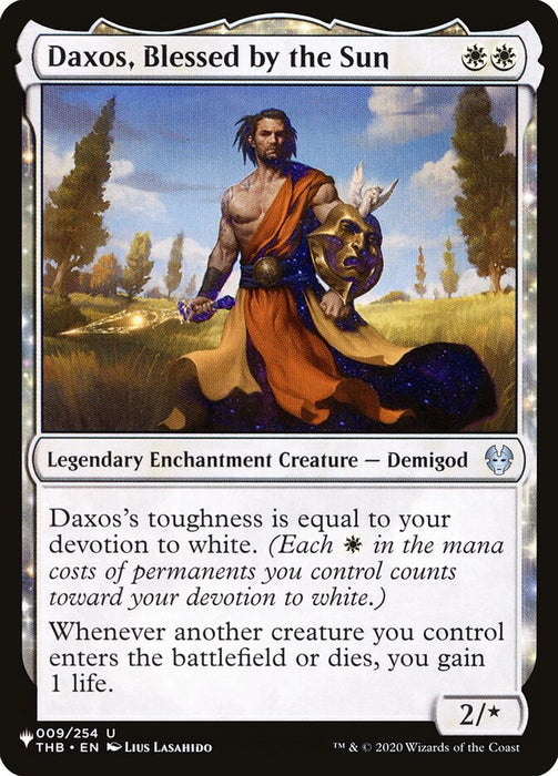 Daxos, Blessed by the Sun - Enchantment - Legendary