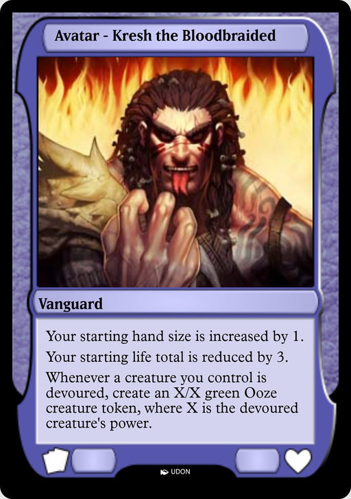 Kresh the Bloodbraided Avatar (Foil)