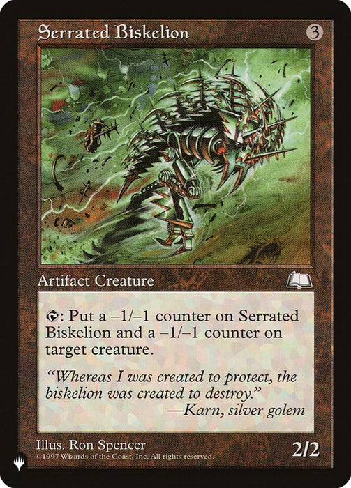 Serrated Biskelion - Retro Frame