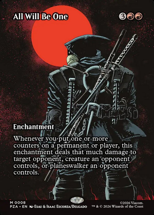 All Will Be One - Borderless - Full Art - Enchantment - Inverted