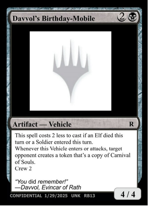 Davvol's Birthdaymobile