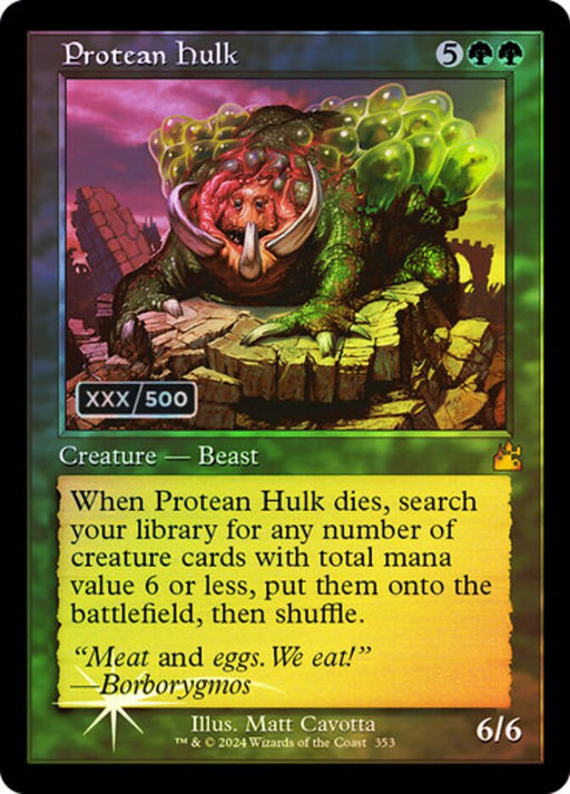 Protean Hulk - Retro Frame (Foil)