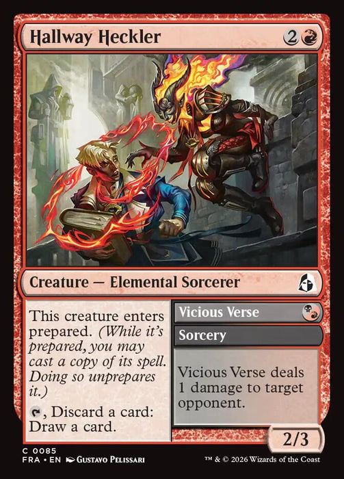 Hallway Heckler // Vicious Verse (Foil)