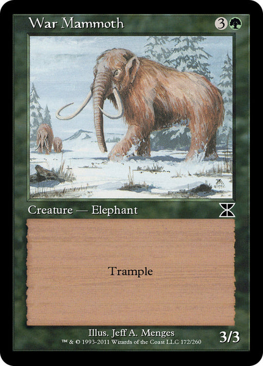 War Mammoth - Retro Frame