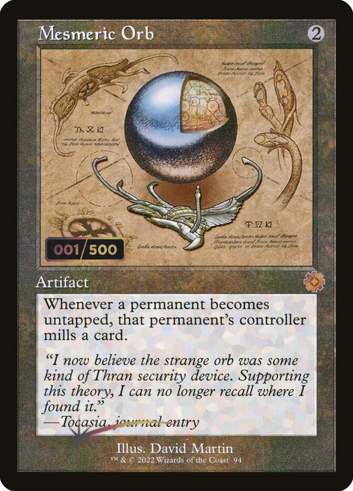 Mesmeric Orb - Retro Frame (Foil)