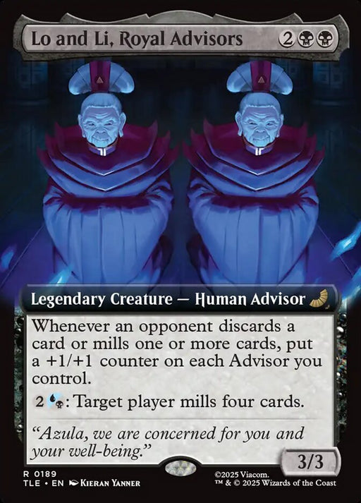 Lo and Li, Royal Advisors - Extended Art - Legendary (Foil)