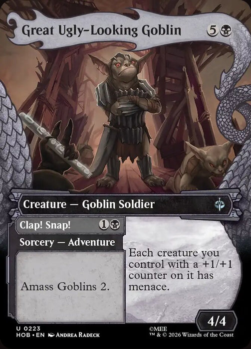 Great Ugly-Looking Goblin // Clap! Snap! - Borderless - Showcase