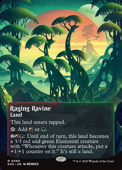 Raging Ravine - Borderless