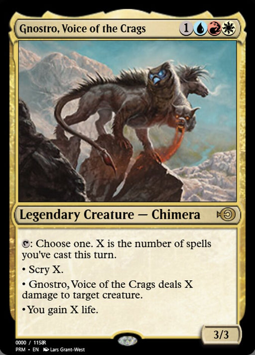 Gnostro, Voice of the Crags - Legendary (Foil)