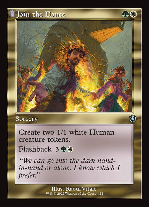 Join the Dance - Retro Frame - Tombstone (Foil)