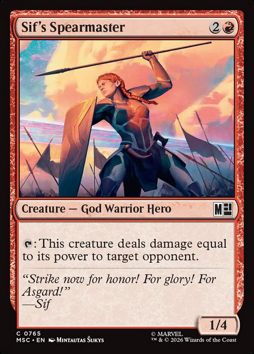 Sif's Spearmaster (Foil)