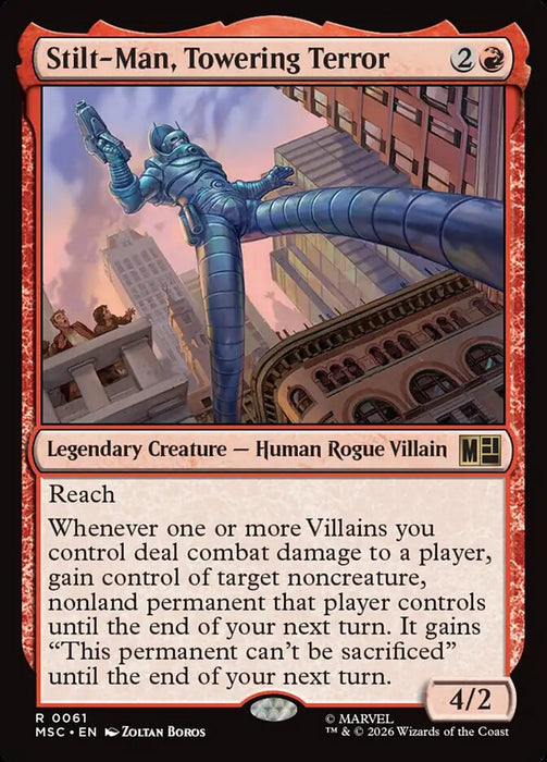 Stilt-Man, Towering Terror - Legendary - Surge Foil (Foil)