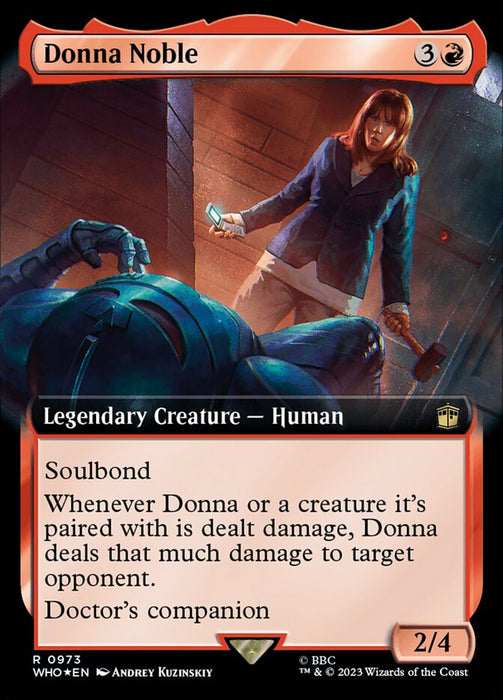 Donna Noble - Extended Art - Legendary - Surge Foil (Foil)
